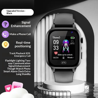 Montre Connectée Enfant Étanche avec Emplacement Carte SIM