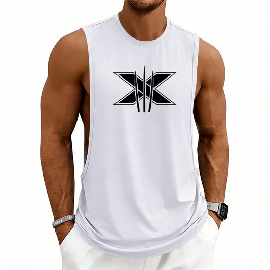 Summer Mens Muscle Fitness Workout Breathable Sleeveless Tank Top