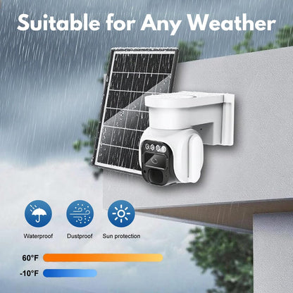 Cellular Security Camera Outdoor Wireless, No WiFi Needed Solar Powered 4G LTE C
