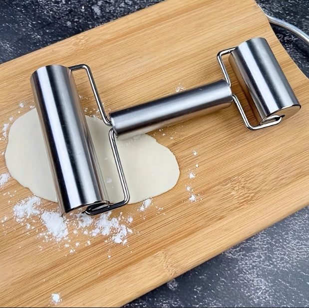 Stainless steel rolling pin-H-shaped model-1 piece
