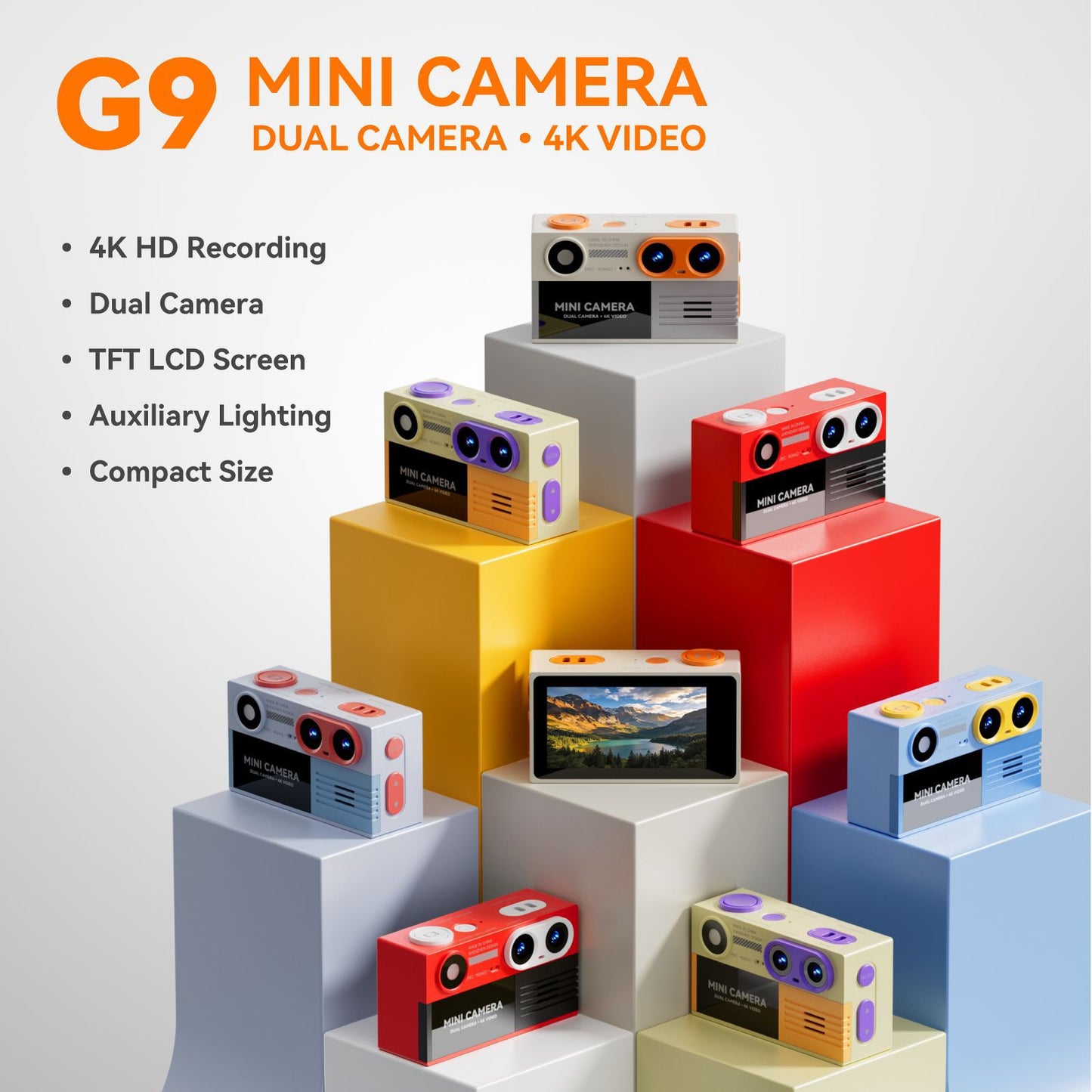 Waterproof Camera For Outdoor Cycling And Diving