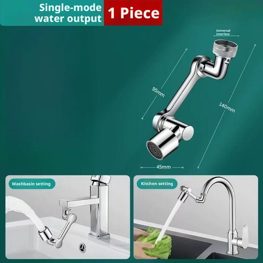 Faucet extender-silver-length 140mm-1 pc