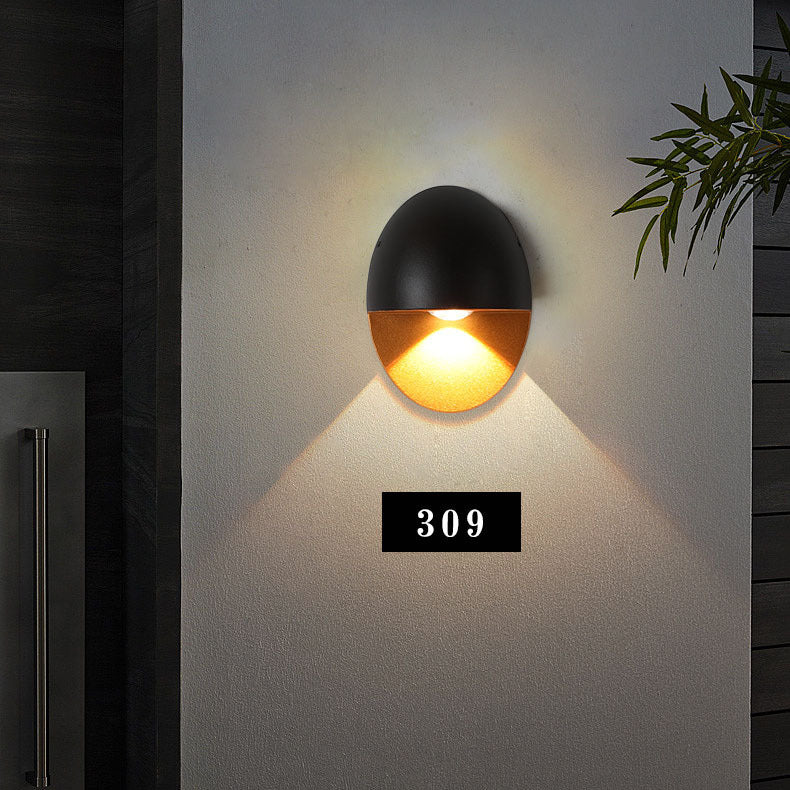 Applique Murale LED Numéro de Maison - Étanche Extérieur