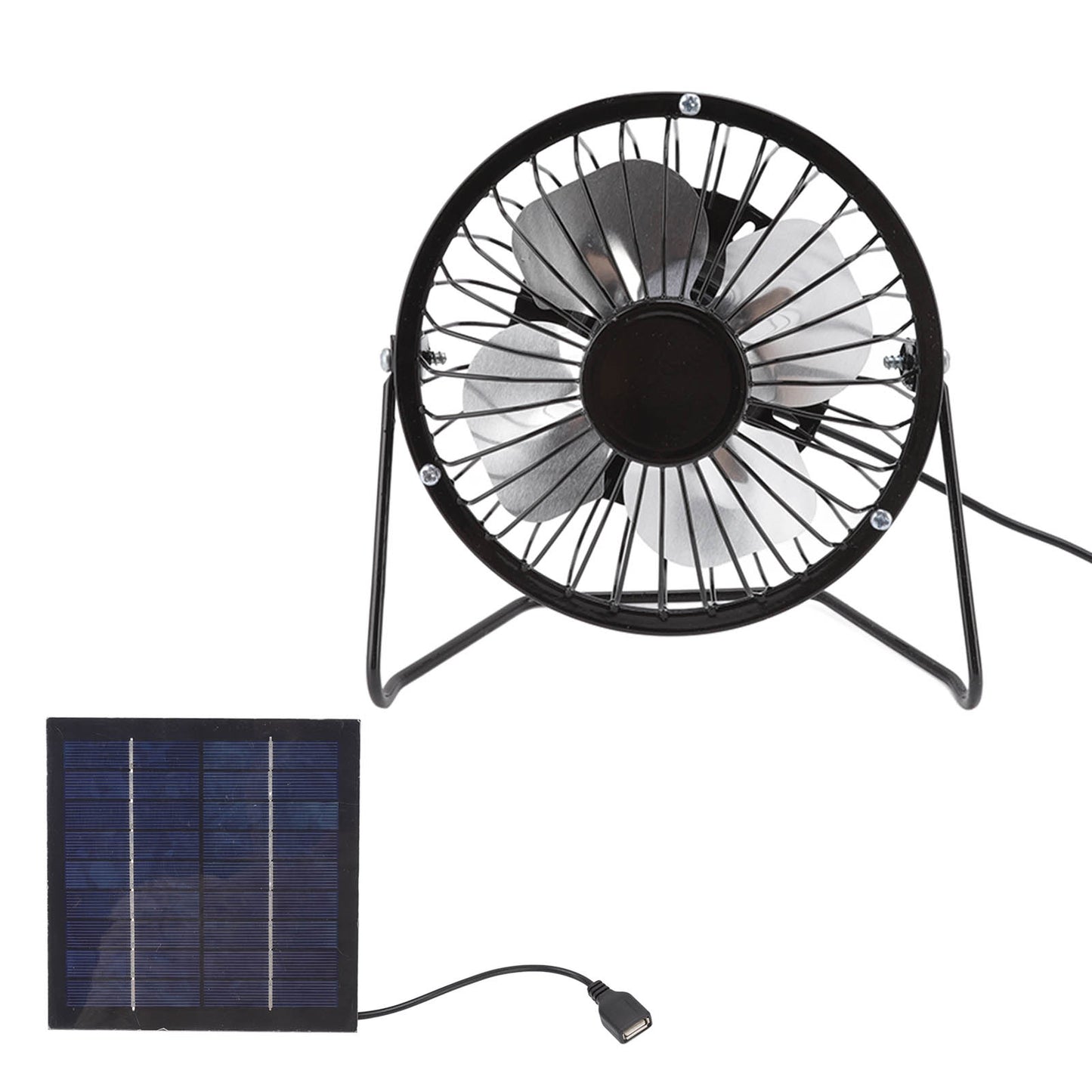 Photovoltaic Solar Panel Set Ventilation System Mini Portable USB Cooling Fan 5v 2.5w
