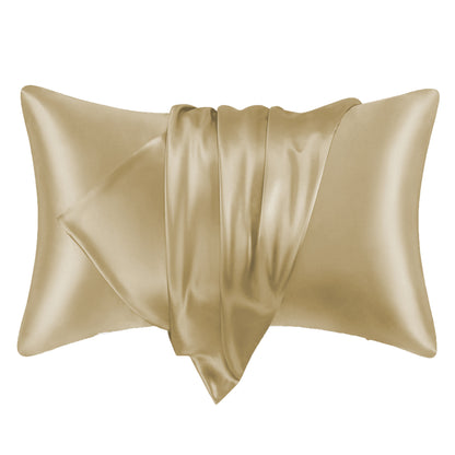 Satin Pillowcase Two - piece Set Washed Real Silk Pillowcase