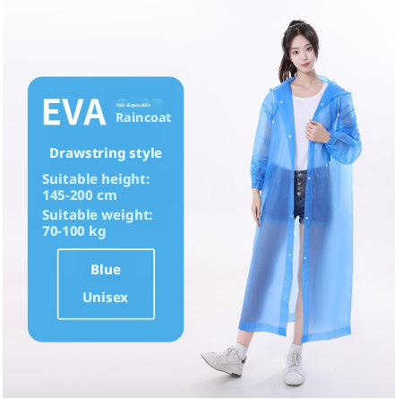 eva adult raincoat-blue-1 piece