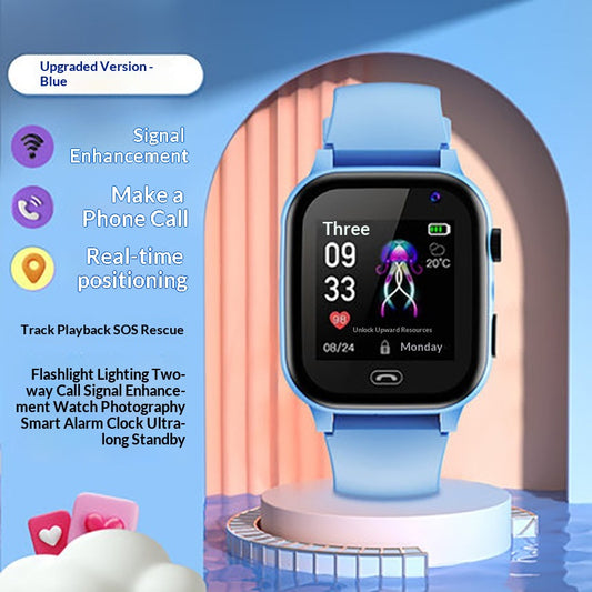 Montre Connectée Enfant Étanche avec Emplacement Carte SIM
