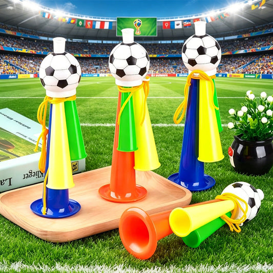 Lot de 4 Cornes de Supporter Football - Accessoire Match