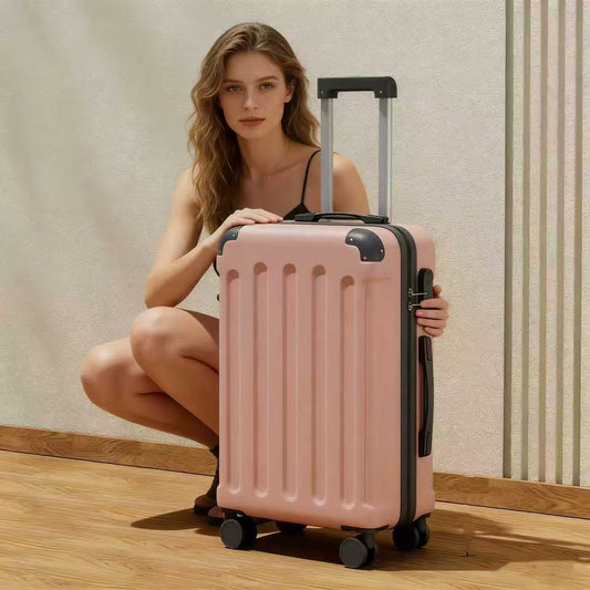 Valise pliable légère 20 et 24 pouces avec roues silencieuses, port USB, porte-gobelet et crochet latéral