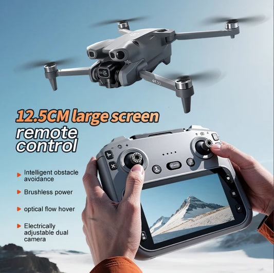 GT50 Drone With Camera, HD Screen Remote Control Drone, Supports APP Control, Real-time Video Remote Control Quadcopter, 4K Video Shooting, Equipped With Battery, Birthday Gift Indoor-Outdoor Drone Ai
