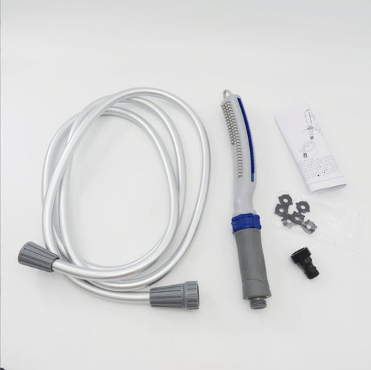 Pet Shower Set-Shower Head +2.5m Shower Pipe + Installation Accessories-1 set