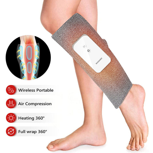 Leg Massager Heated Air Compression Foot Massage Calf Circulation Muscles Relax