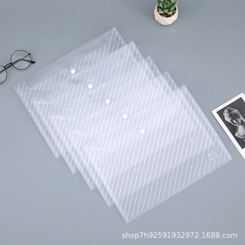 Snap test paper storage bag-white twill-thick model-10 pieces/bag *[Fu Ba]