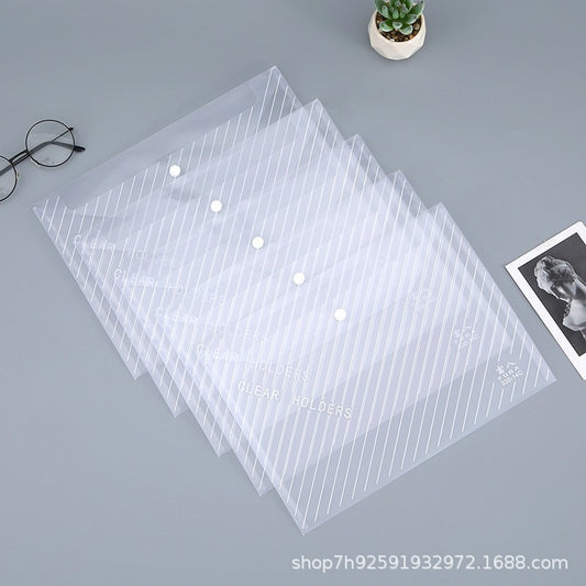 Snap test paper storage bag-white twill-thick model-10 pieces/bag *[Fu Ba]