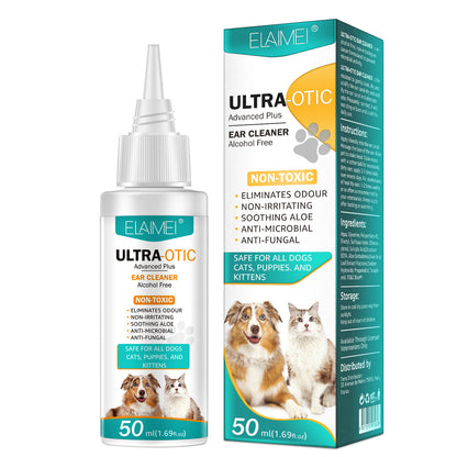 Pet Cat Dog Ear Cleaning Solution