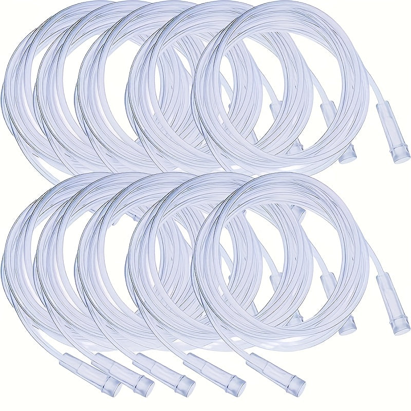 Adult Soft Nasal Oxygen Cannula Kit (Set of 3) - 7-Foot Oxygen Tubing, Including 6 Nasal Cannulas And 6 Tubes, Portable Oxygen Supply, Medical-Grade Oxygen, Home Healthcare, Compact Design, Reliable Performance, Oxygen Cylind