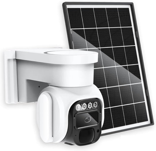 Cellular Security Camera Outdoor Wireless, No WiFi Needed Solar Powered 4G LTE C