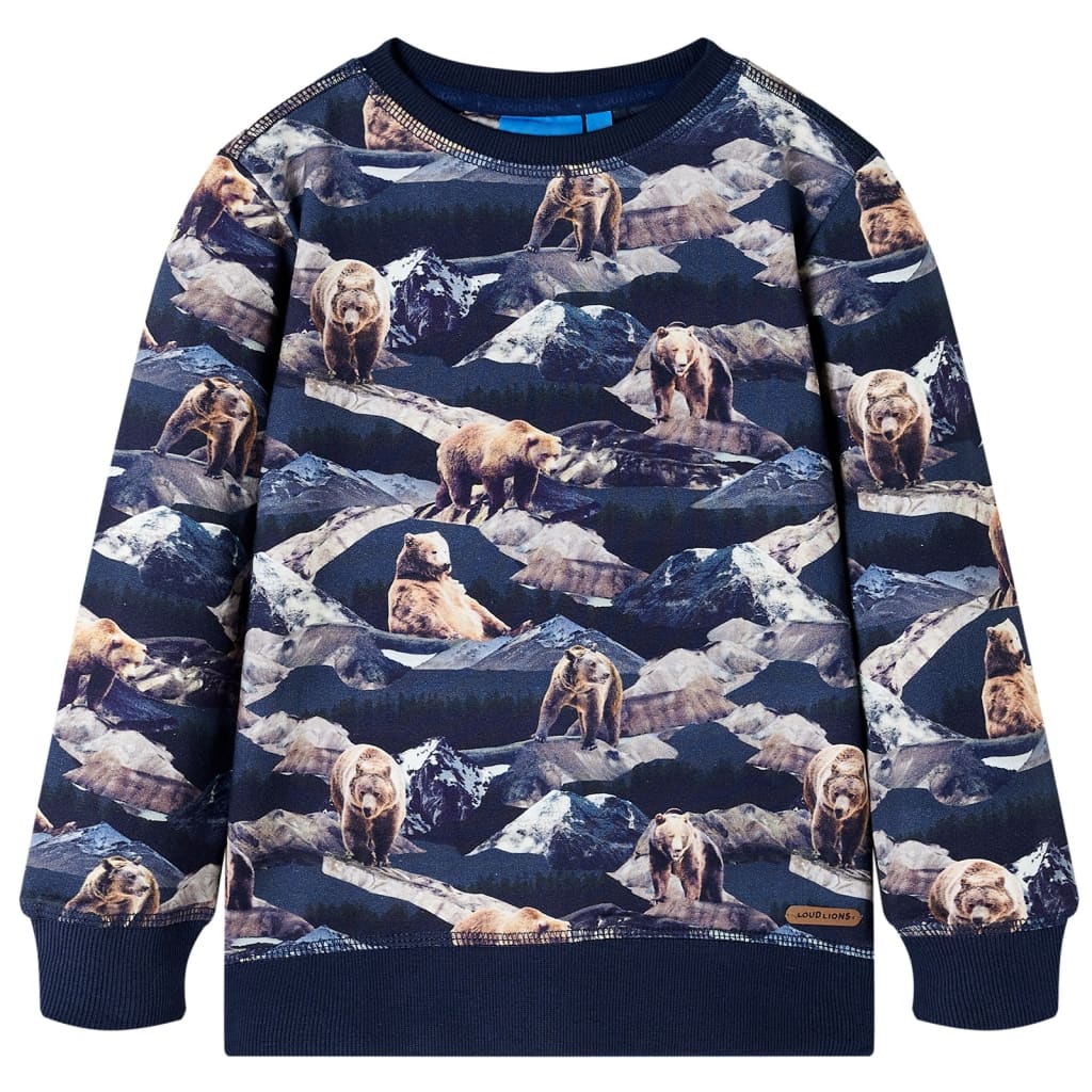 Children's sweatshirt navy blue 104 Children's sweatshirt navy blue 116 Children's sweatshirt navy blue