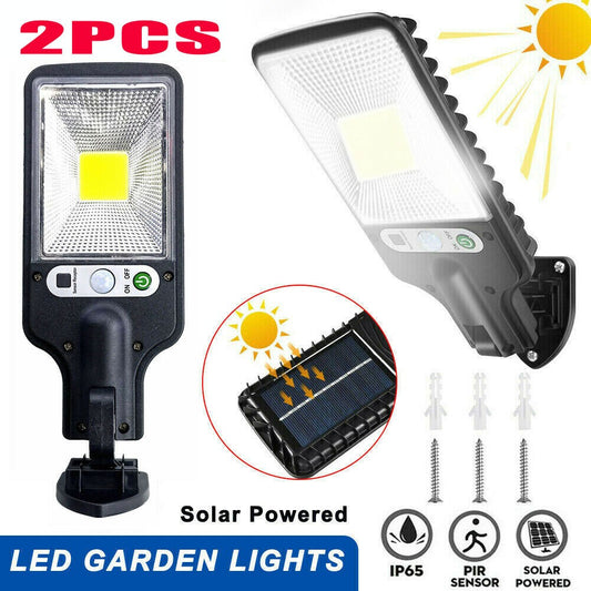 Solar Wall Light Motion Sensor Outdoor Garden Security Street Lamp