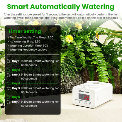 Système d'Arrosage Goutte-à-Goutte Automatique - Écran LCD