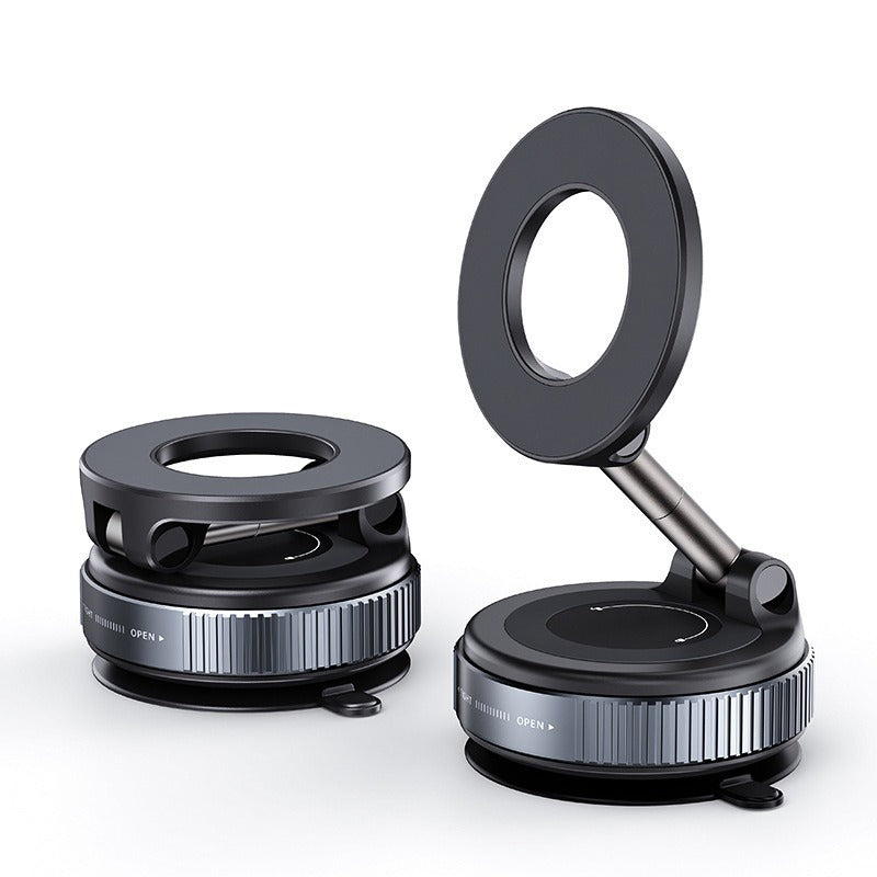 Vacuum Adsorption Mobile Phone Holder Car Navigation Bracket Suction Cup Bracket Car Magnet Phone Holder Stand