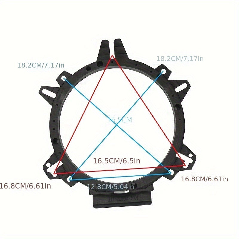 Adaptateurs de Montage Haut-parleur 6.5" OEM (Lot de 2)
