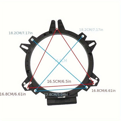 Adaptateurs de Montage Haut-parleur 6.5" OEM (Lot de 2)
