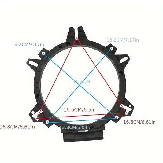 Adaptateurs de Montage Haut-parleur 6.5" OEM (Lot de 2)