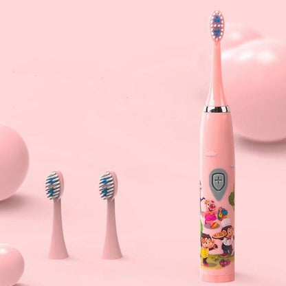 Children Sonic Electric Toothbrush IPX6 Waterproof Colorful Cartoon For Kid Use