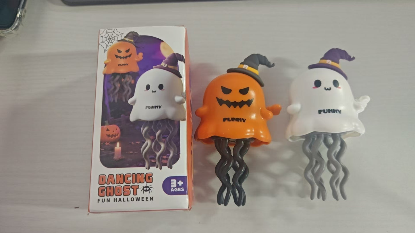 Christmas Halloween Wind - Up Toy, Magical Mini Dancing Ghost, Twisting Sliding