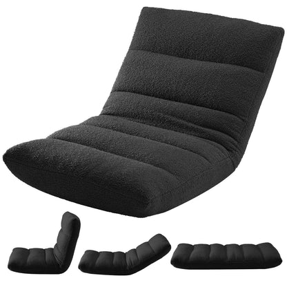 Chaise de Sol Réglable Mémoire de Forme - Convertible Lit