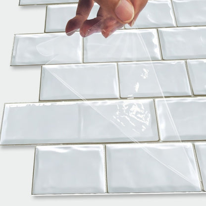 12 Pcs Peel And Stick Wall Tiles Backsplash For Kitchen Bathroom Wall