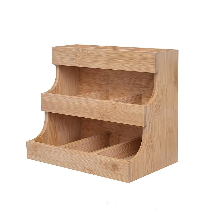 Boîte à Thé en Bois - Range jusqu'à 180 Sachets