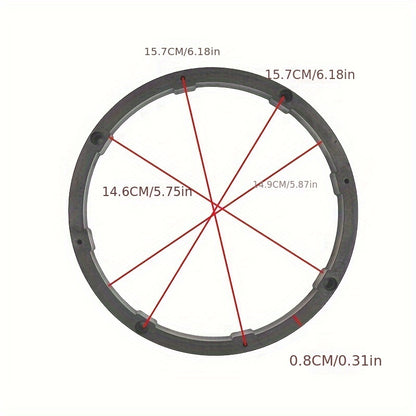 Lot de 2 Entretoises Haut-parleur 6.5" Universelles