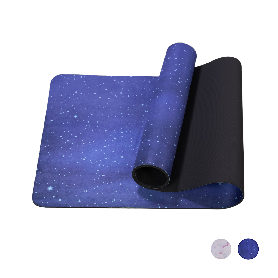 Yoga Mat, Exercise Yoga Mat Print With Non-Slip Design, Professional TPE Exericise Mat, 72  X 24 Multi-Purpose Workout Mat For Women, Pilates Fitness And Floor Exercises