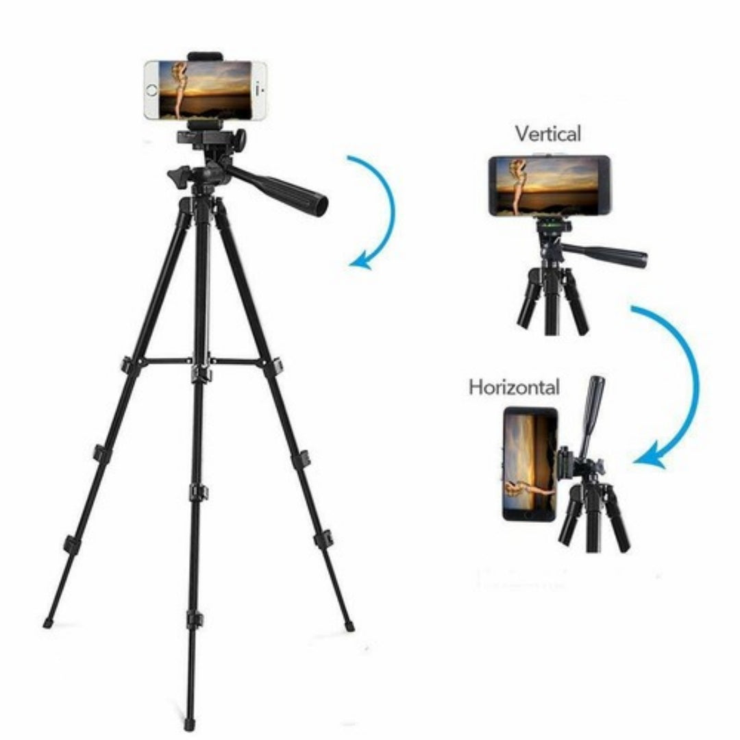 Professional Camera Tripod Stand Mount Phone Holder For  DSLR Travel AU