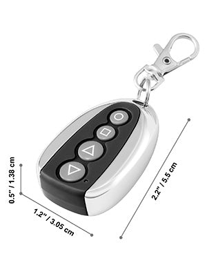VEVOR Door Remote Control 4Button Garage Gate Door Opener Duplicator Clone Cloning Code Car Key Orange/Black Wireless Waterproof