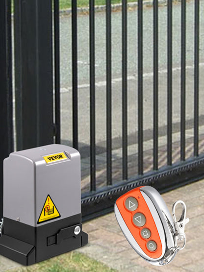 VEVOR Door Remote Control 4Button Garage Gate Door Opener Duplicator Clone Cloning Code Car Key Orange/Black Wireless Waterproof